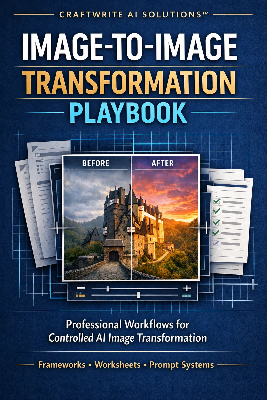 Image-to-Image Transformation Playbook cover about controlled AI image transformation